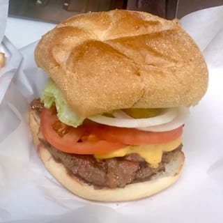 Cheeseburger with Fries (Kids' burger)