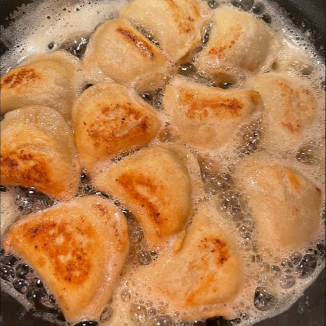 Homemade Potato Pierogi.