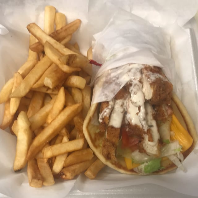 Chicken "Hani" Finger Pita.