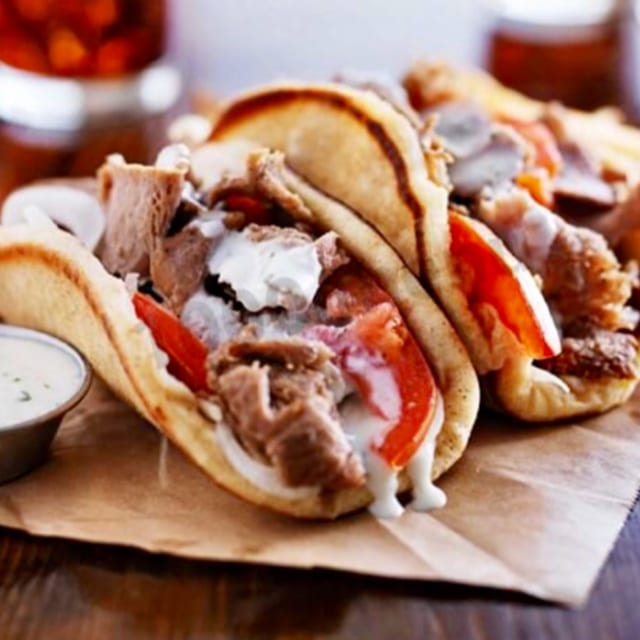 Lamb or Chicken Gyro.